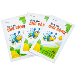 Siro ho Ong Vàng Thảo Dược Việt hỗ trợ làm ấm và sạch họng, giảm ho (30 gói x 5ml)