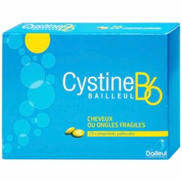 Thuốc Cystine B6 500mg Galeniques Vernin điều trị các bệnh lý liên quan đến tóc và loạn dưỡng móng (20 viên)
