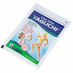 Cao dán Yaguchi Tatra giảm đau, kháng viêm trong các cơn đau vai, đau lưng (5 miếng)