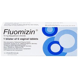 Viên đặt âm đạo Fluomizin Medinova điều trị nhiễm nấm âm đạo, nhiễm khuẩn âm đạo (1 vỉ x 6 viên)