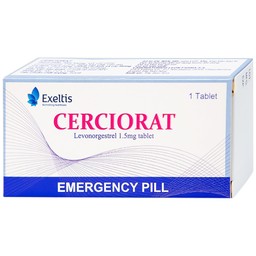 Thuốc tránh thai khẩn cấp Cerciorat 1.5mg Exeltis (1 viên)