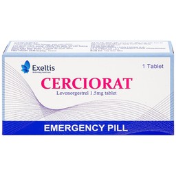 Thuốc tránh thai khẩn cấp Cerciorat 1.5mg Exeltis (1 viên)