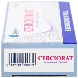 Thuốc tránh thai khẩn cấp Cerciorat 1.5mg Exeltis (1 viên)