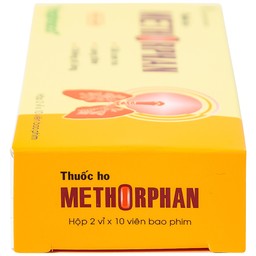 Thuốc ho Methorphan Traphaco cắt cơn ho, điều trị long đờm, chống dị ứng (2 vỉ x 10 viên)