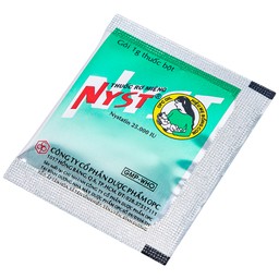 Thuốc rơ miệng Nyst 25.000IU OPC dự phòng và điều trị bệnh Candida miệng (10 gói)