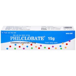 Kem bôi da PhilClobate Phil Inter Pharma điều trị viêm da, chàm, chàm dị ứng (15g)
