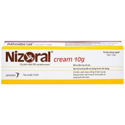 Kem bôi da Nizoral Cream Janssen điều trị nấm ngoài da, lang ben (10g)