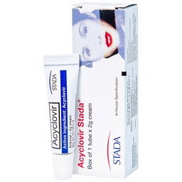 Kem bôi da Acyclovir Stada Cream điều trị nhiễm virus Herpes simplex (2g)