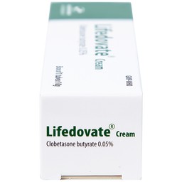 Kem bôi da Lifedovate Cream 0,05% Hadiphar điều trị các vết long eczema, viêm da (10g)