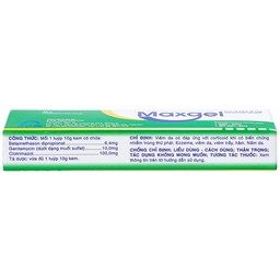 Kem bôi da Maxgel SPM điều trị viêm da, viêm trầy, hăm, nấm da (10g)