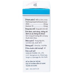 Thuốc nhỏ mắt Telodrop Hanlim điều trị chứng khô mắt (15ml)