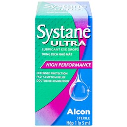 Thuốc nhỏ mắt Systane Ultra Alcon giảm các chứng rát và kích ứng do khô mắt (5ml)