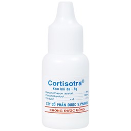 Kem Cortisotra S.Pharm điều trị ngứa do dị ứng, nổi mẩn, mụn trứng cá (8g)