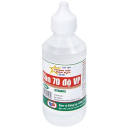Cồn trắng 70 độ Vĩnh Phúc 60ml dùng sát trùng vết thương