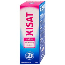 Xịt mũi Xisat trẻ em 75ml làm sạch thông mũi