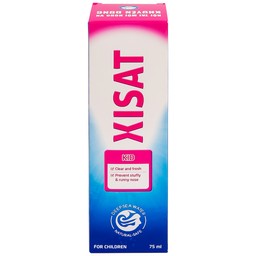 Xịt mũi Xisat trẻ em 75ml làm sạch thông mũi