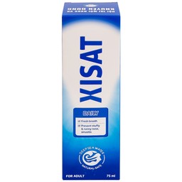 Xịt mũi Xisat người lớn 75ml làm sạch thông mũi