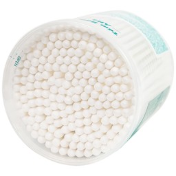 Tăm bông Niva AH2 Cotton Buds hũ xoay 1 đầu tròn 1 đầu xoắn vệ sinh tai, mũi, vệ sinh cá nhân, vết thương (200 que)
