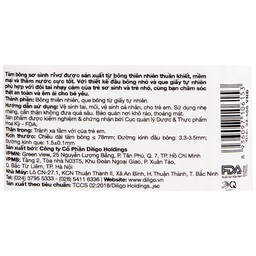 Tăm bông thân giấy Niva Baby BZP1 2 đầu tròn túi Zip vệ sinh tai, mũi, vệ sinh cá nhân cho trẻ em (200 que)