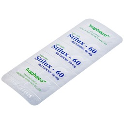 Thuốc Stilux-60 Traphaco dùng lo âu, căng thẳng, mất ngủ (10 vỉ x 10 viên) 
