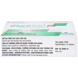 Thuốc Glucofast 850 Mebiphar điều trị tiểu đường típ 2 (4 vỉ x 15 viên)