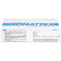 Thuốc Xonatrix 60mg DaviPharm điều trị triệu chứng viêm mũi dị ứng theo mùa (3 vỉ x 10 viên) 