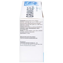 Hỗn dịch uống Grangel Shinpoong Deawoo điều trị viêm loét dạ dày - tá tràng cấp, mạn tính (20 gói)