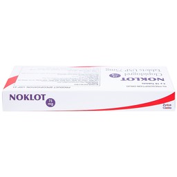 Viên nén Noklot 75mg Cadila phòng ngừa tai biến xơ vữa động mạch (3 vỉ x 10 viên)