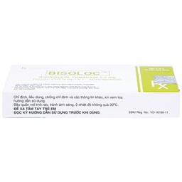 Thuốc Bisoloc United điều trị suy tim mạn ổn định từ vừa đến nặng (3 vỉ x 10 viên)