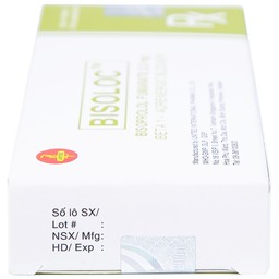 Thuốc Bisoloc United điều trị suy tim mạn ổn định từ vừa đến nặng (3 vỉ x 10 viên)