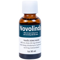 Dung dịch Novolinda CPC1 Hà Nội điều trị bệnh trứng cá, viêm nang lông (30ml)