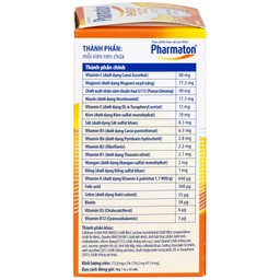 Viên uống Pharmaton Energy hỗn hợp vitamin và khoáng chất giúp tỉnh táo, hỗ trợ giảm mệt mỏi (30 viên)