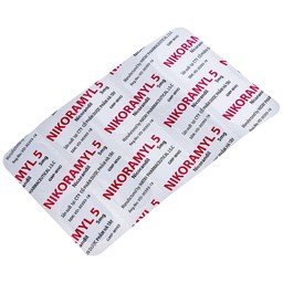 Viên nang cứng Nikoramyl 5 Hà Tây phòng và điều trị cơn đau thắt ngực (3 vỉ x 10 viên) 