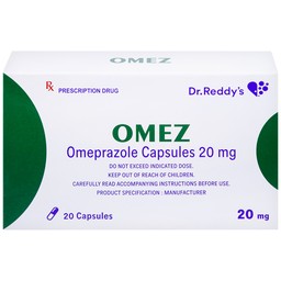 Viên nang cứng Omez 20mg Dr.Reddy's điều trị và dự phòng tái phát loét tá tràng (2 vỉ x 10 viên)