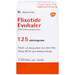 Khí dung Flixotide 125mcg GSK điều trị hen phế quản (120 liều)