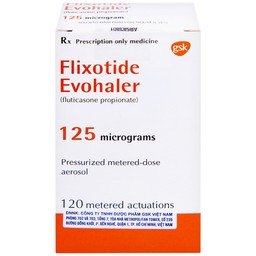 Khí dung Flixotide 125mcg GSK điều trị hen phế quản (120 liều)