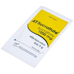 Hỗn dịch uống A.T Sucralfate 1000mg An Thiên điều trị loét dạ dày tá tràng (20 gói x 5g)