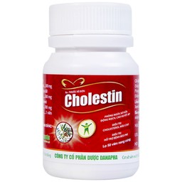 Thuốc Cholestin Danapha phòng ngừa xơ vữa động mạch, cao huyết áp (50 viên)