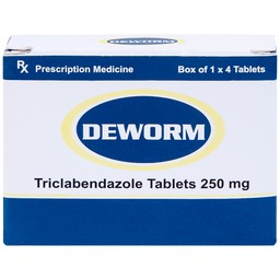 Thuốc Deworm AtraZeneca điều trị bệnh sán lá gan lớn, sán lá phổi (4 viên)