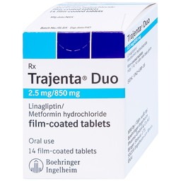 Thuốc Trajenta Duo 2.5mg/850mg Boehringer điều trị đái tháo đường típ 2 (14 viên)