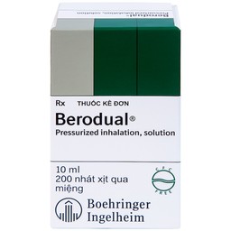 Dung dịch Berodual Boehringer hỗ trợ giãn phế quản (10ml)