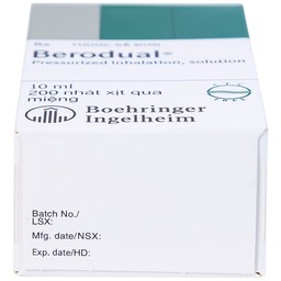 Dung dịch Berodual Boehringer hỗ trợ giãn phế quản (10ml)