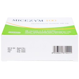 Thuốc bột Micezym 100 Hasan phòng ngừa và điều trị tiêu chảy (30 gói x 1g))