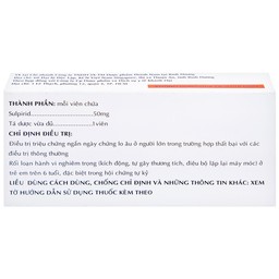 Thuốc Dogwazin Thành Nam điều trị các triệu chứng lo âu, rối loạn hành vi nặng (3 vỉ x 10 viên)