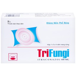 Thuốc Trifungi Pymepharco điều trị nhiễm nấm Candida ở miệng - họng (1 vỉ x 4 viên)