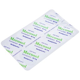 Viên nang cứng Mecosol 40mg Mediplantex điều trị bệnh trào ngược - dạ dày, thực quản (1 vỉ x 10 viên)