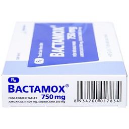 Thuốc Bactamox 750 Imexpharm điều trị nhiễm khuẩn (2 vỉ x 7 viên)