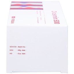 Thuốc Diosmin 500 Stella điều trị triệu chứng liên quan đến suy tĩnh mạch - mạch bạch huyết (6 vỉ x 10 viên)