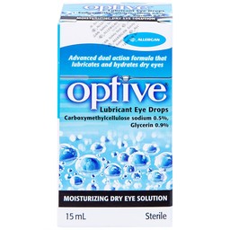 Thuốc nhỏ mắt Optive Allergan giảm nóng, kích ứng và khó chịu do khô mắt (15ml)