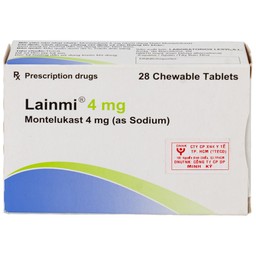 Thuốc Lainmi 4mg Lesvi phòng ngừa và điều trị hen (4 vỉ x 7 viên)